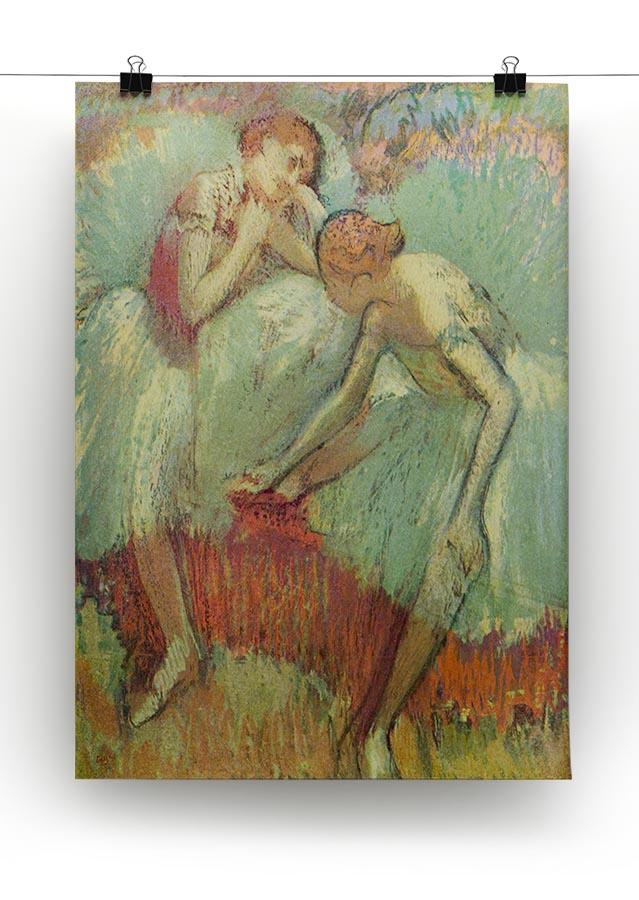 Dancers in green by Degas Canvas Print or Poster - Canvas Art Rocks - 2