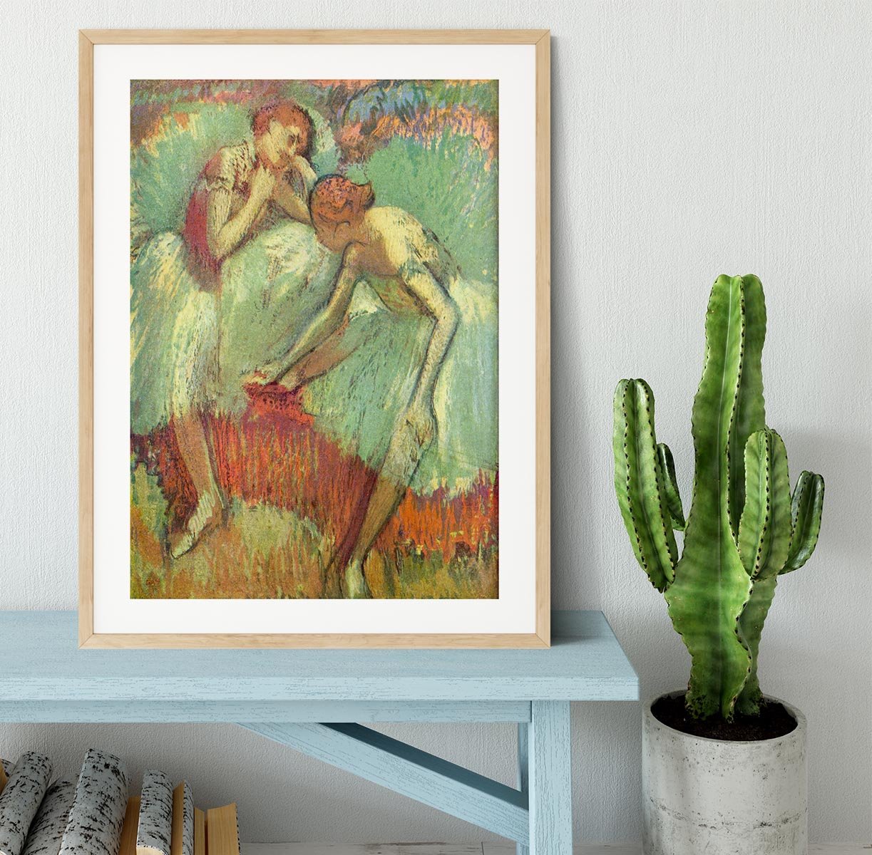 Dancers in green by Degas Framed Print - Canvas Art Rocks - 3