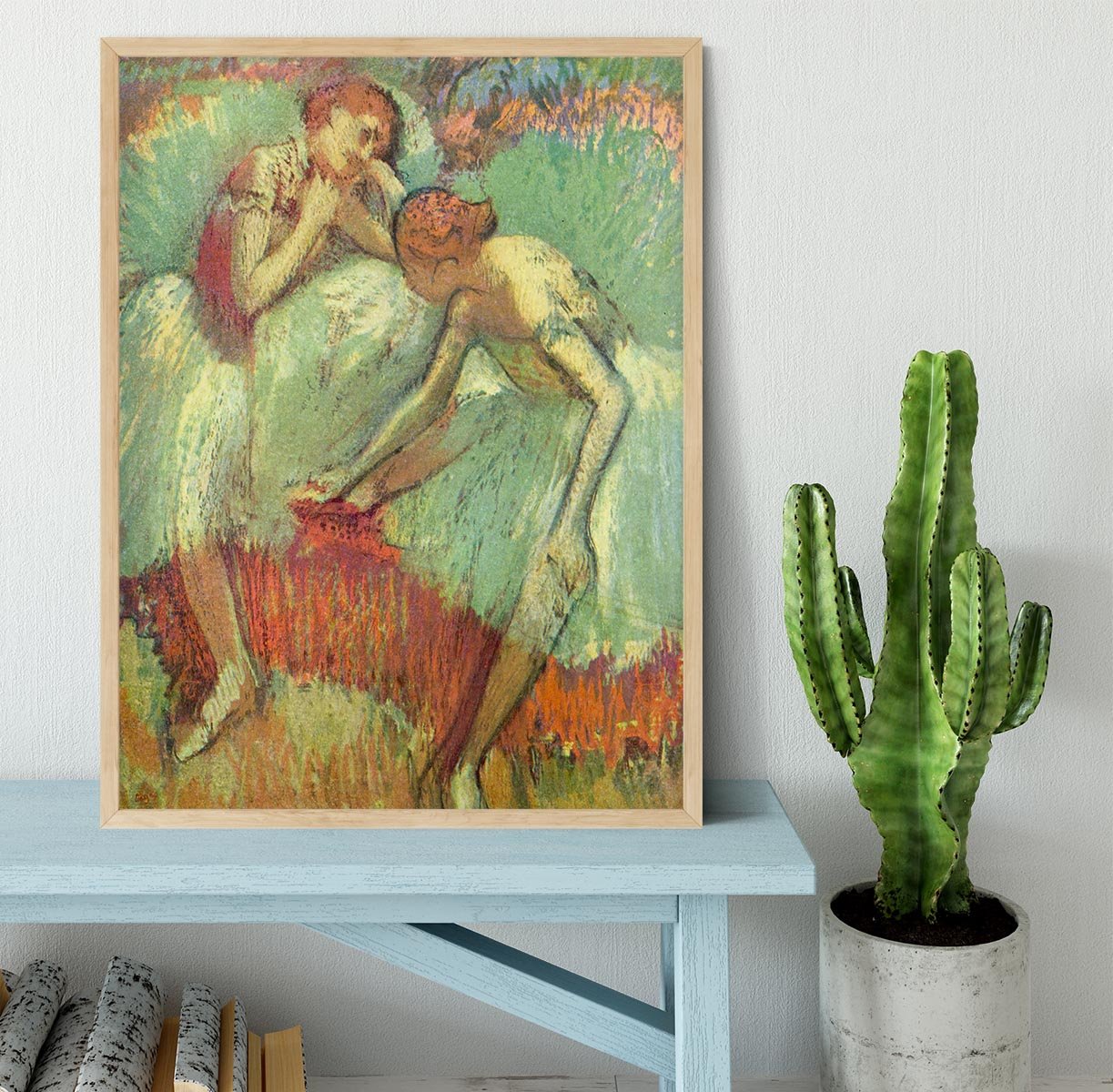Dancers in green by Degas Framed Print - Canvas Art Rocks - 4