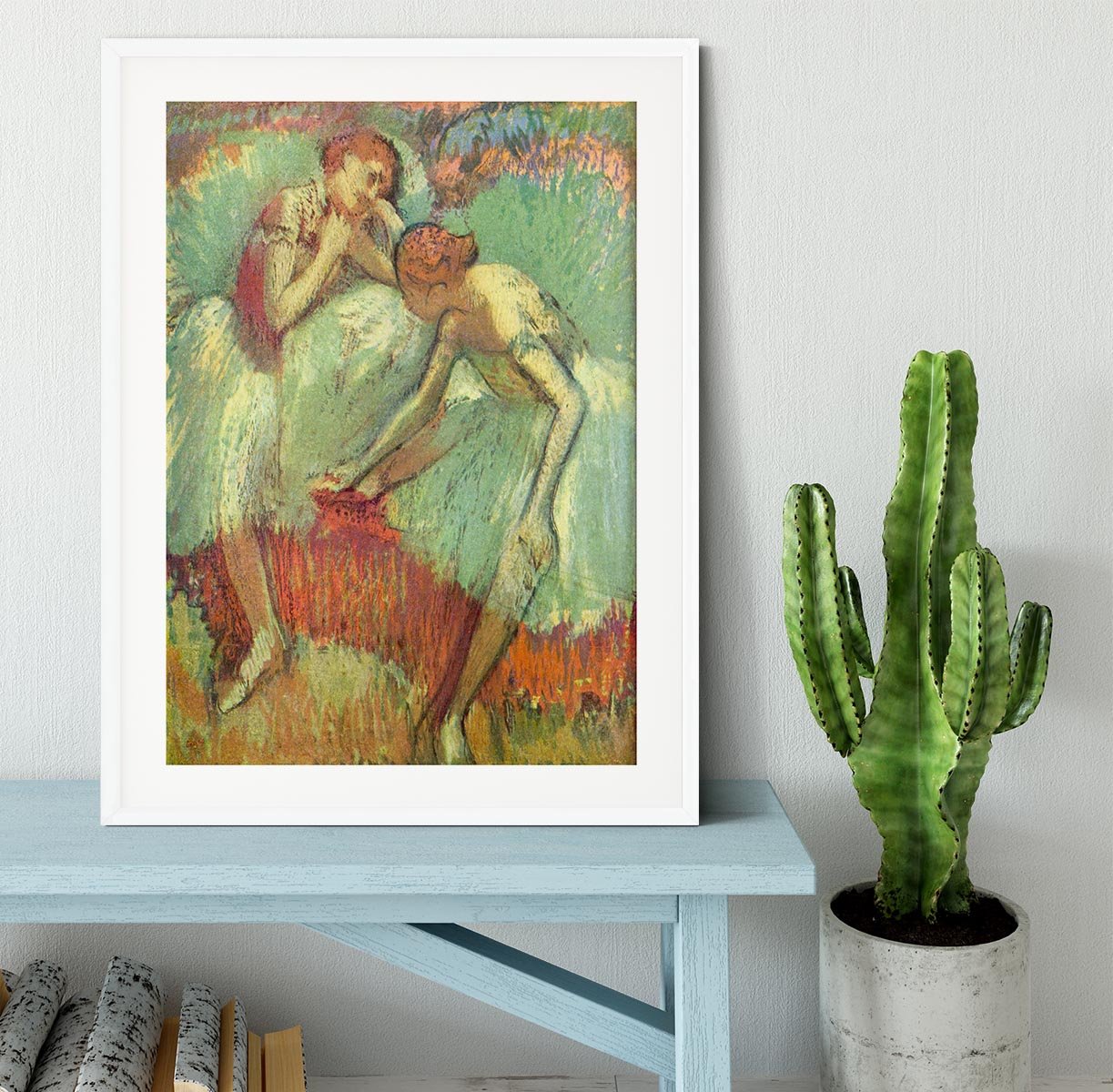 Dancers in green by Degas Framed Print - Canvas Art Rocks - 5
