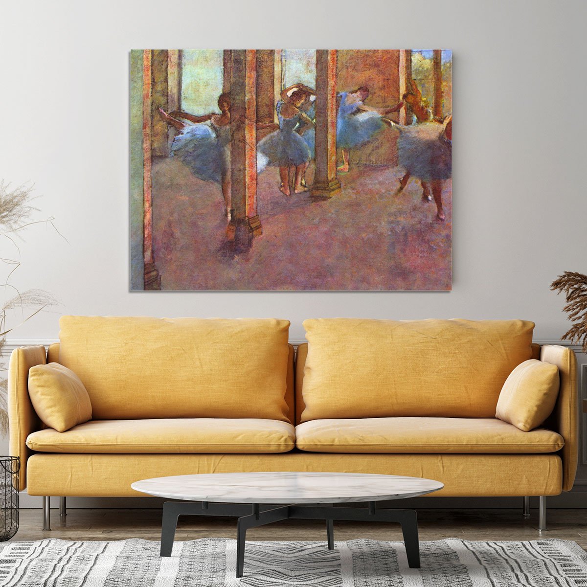 Dancers in the Foyer by Degas Canvas Print or Poster