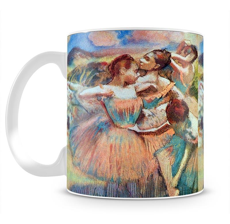 Dancers in the landscape by Degas Mug - Canvas Art Rocks - 1