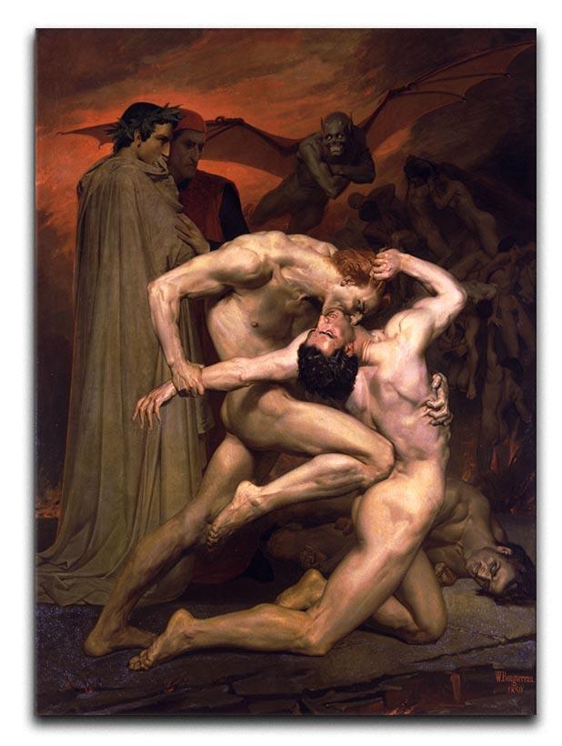 Dante And Virgil In Hell By Bouguereau Canvas Print or Poster  - Canvas Art Rocks - 1