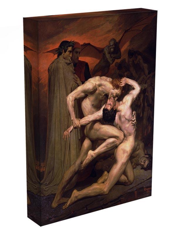 Dante And Virgil In Hell By Bouguereau Canvas Print or Poster - Canvas Art Rocks - 3