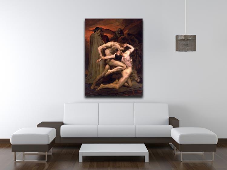 Dante And Virgil In Hell By Bouguereau Canvas Print or Poster - Canvas Art Rocks - 4
