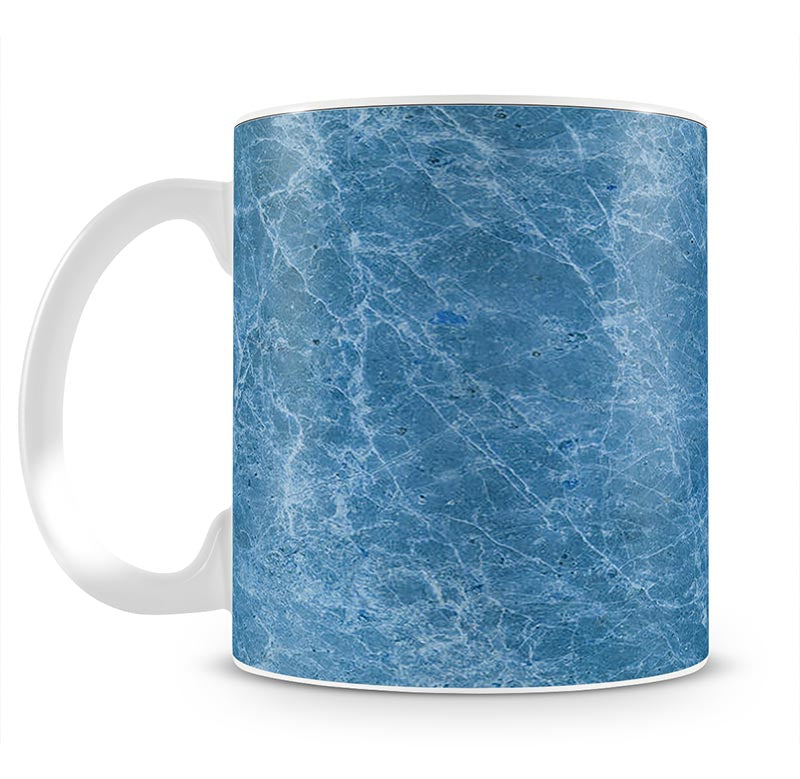 Dark Blue Marble Mug - Canvas Art Rocks - 1