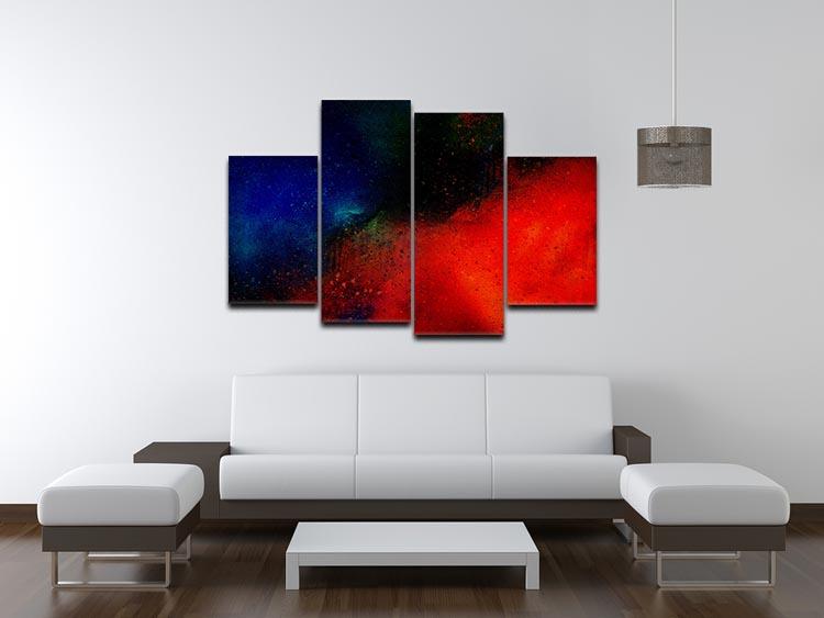 Dark Mist 4 Split Panel Canvas - Canvas Art Rocks - 3