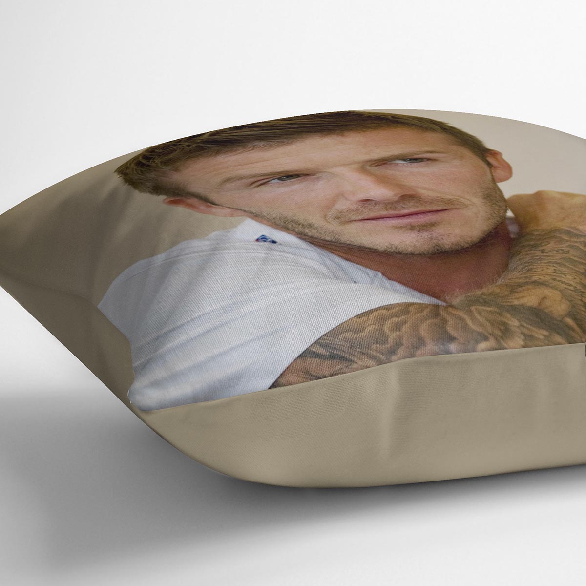 David Beckham Cushion - Canvas Art Rocks - 2