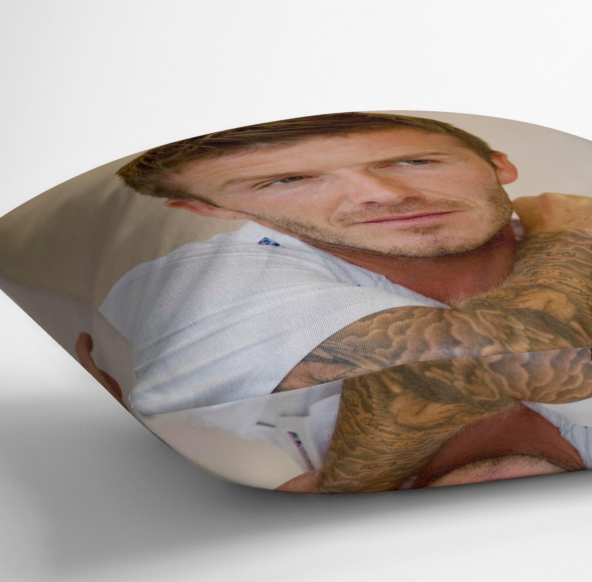 David Beckham Cushion - Canvas Art Rocks - 3