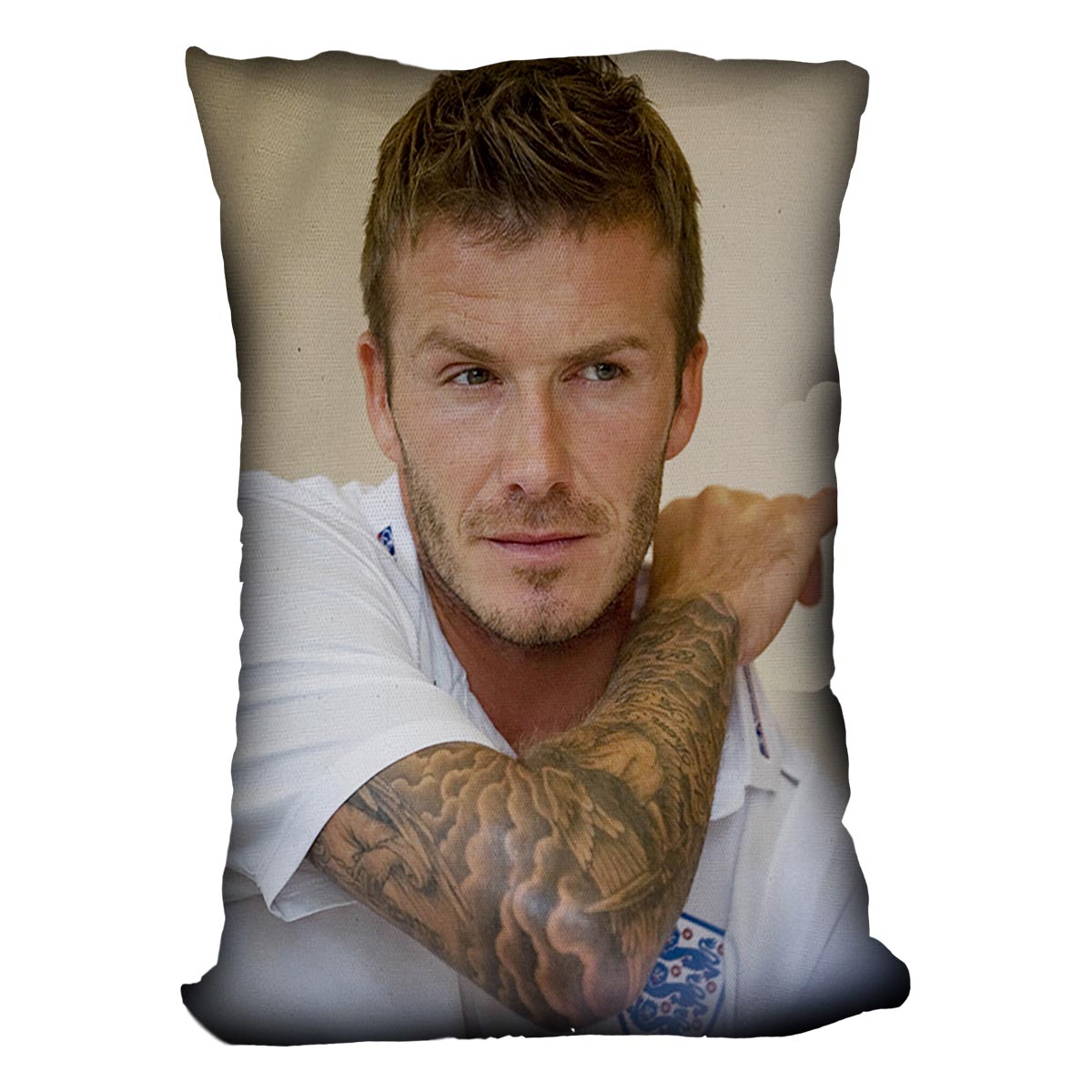 David Beckham Cushion - Canvas Art Rocks - 4