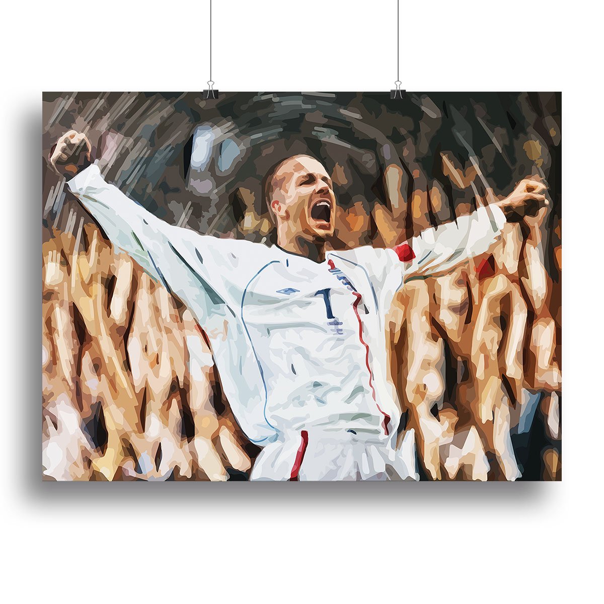 David Beckham England Canvas Print or Poster