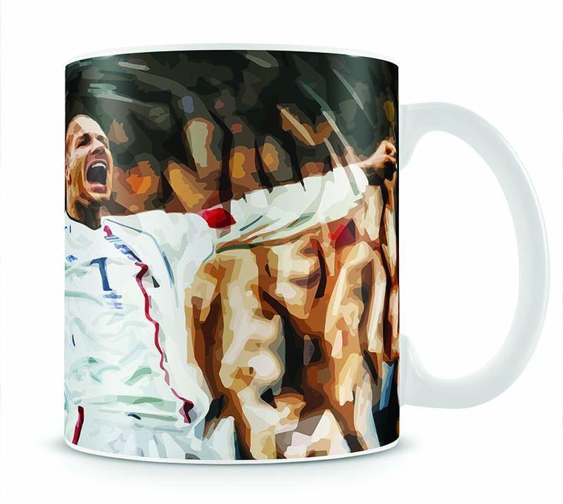 David Beckham England Mug - Canvas Art Rocks - 1