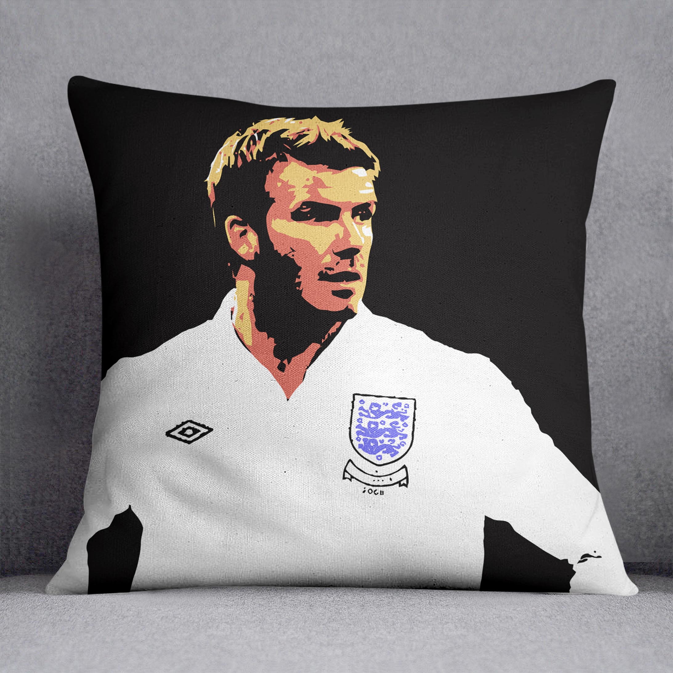 David Beckham Pop Art Cushion
