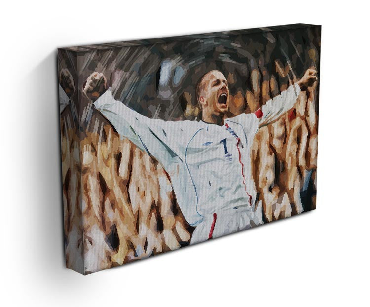 David Beckham England Print - Canvas Art Rocks - 3