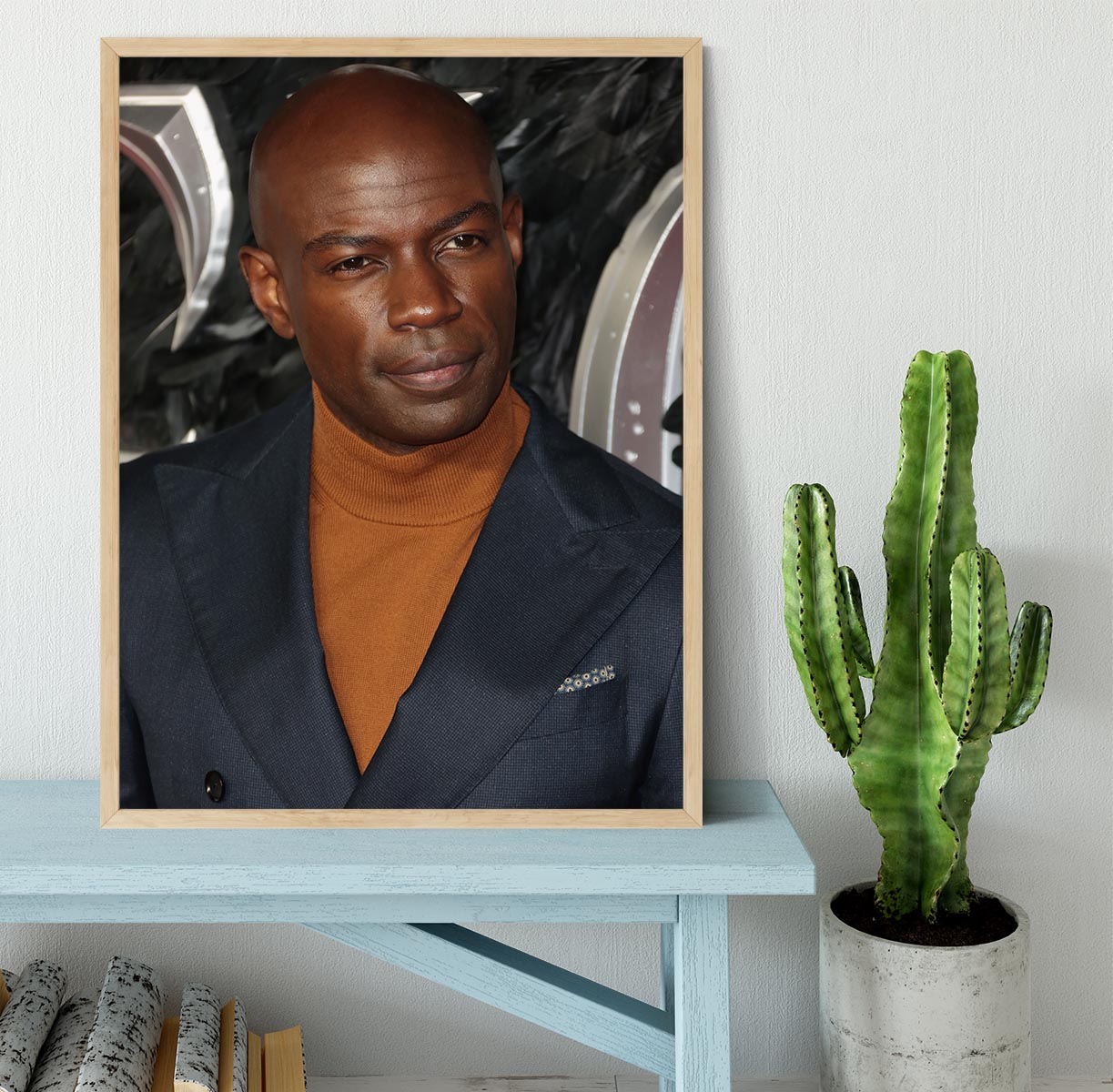 David Gyasi Framed Print - Canvas Art Rocks - 4