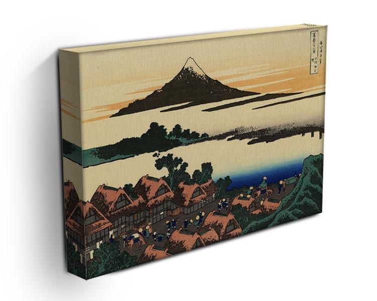 Dawn at Isawa in the Kai province by Hokusai Canvas Print or Poster - Canvas Art Rocks - 3