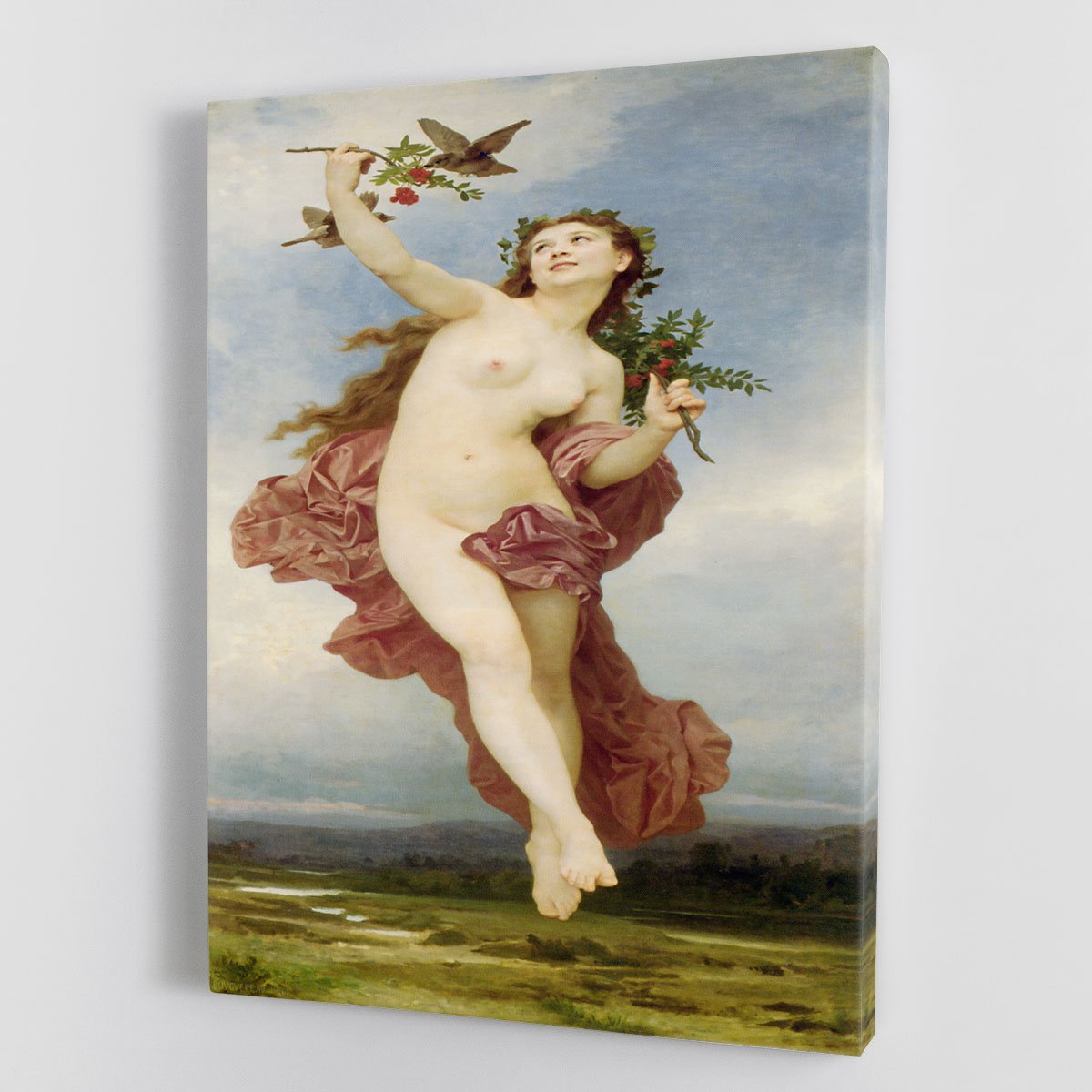 Day By Bouguereau Canvas Print or Poster