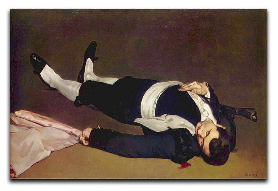 Dead Torero by Manet Canvas Print or Poster  - Canvas Art Rocks - 1