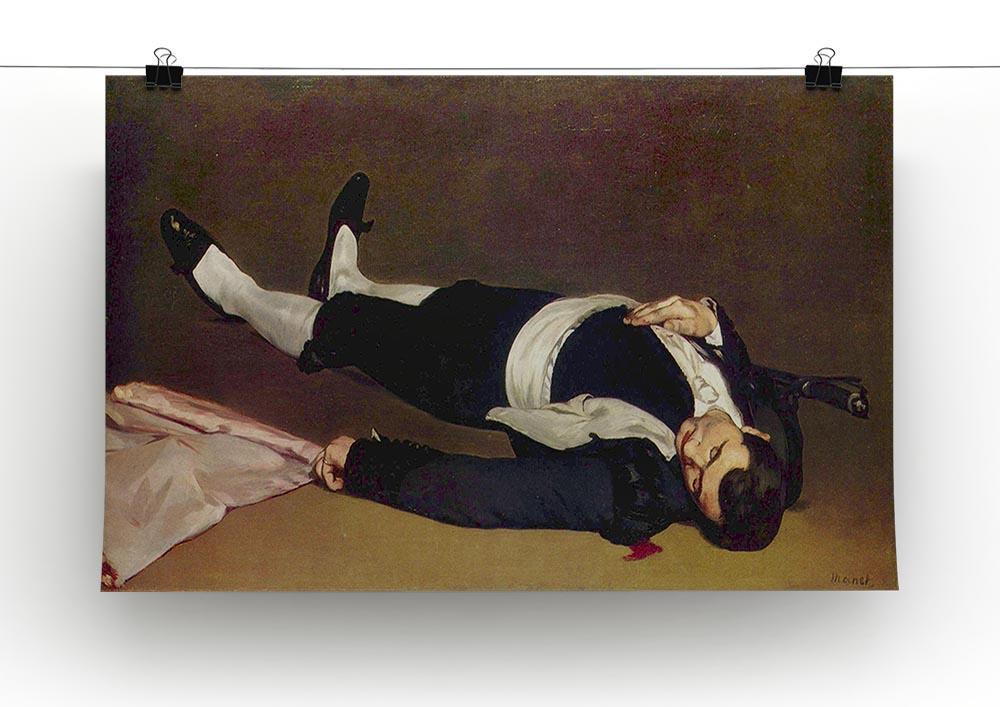 Dead Torero by Manet Canvas Print or Poster - Canvas Art Rocks - 2