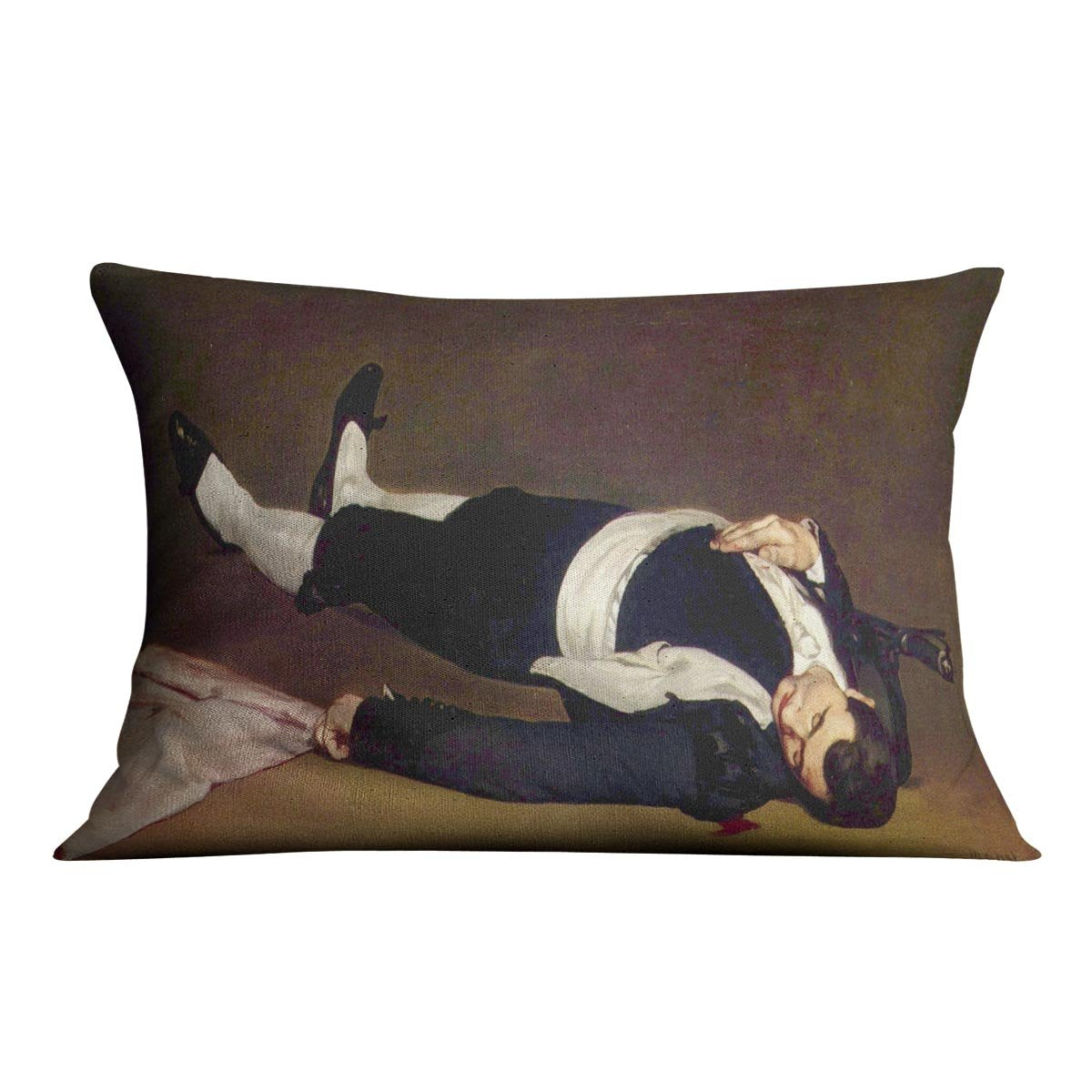 Dead Torero by Manet Throw Pillow
