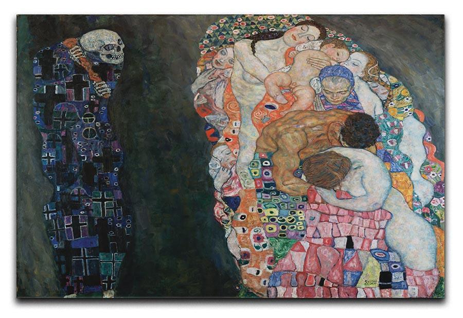 Death and Life by Klimt 2 Canvas Print or Poster  - Canvas Art Rocks - 1