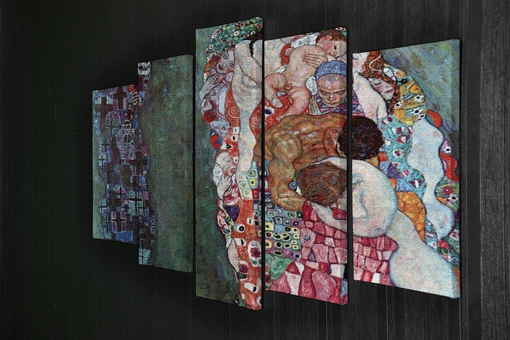 Death and Life by Klimt 5 Split Panel Canvas - Canvas Art Rocks - 2