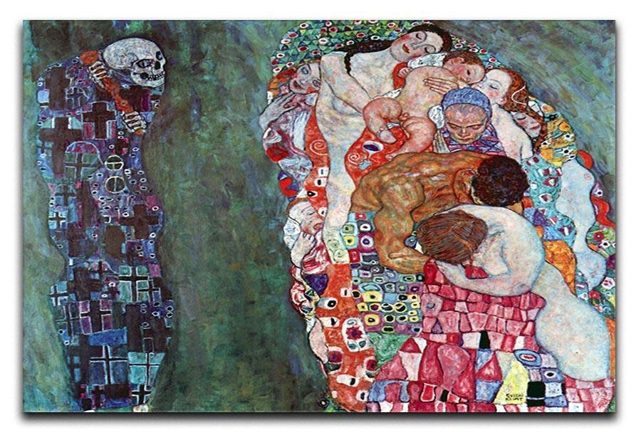 Death and Life by Klimt Canvas Print or Poster  - Canvas Art Rocks - 1