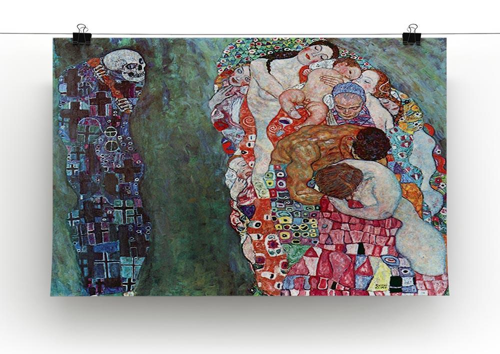 Death and Life by Klimt Canvas Print or Poster - Canvas Art Rocks - 2