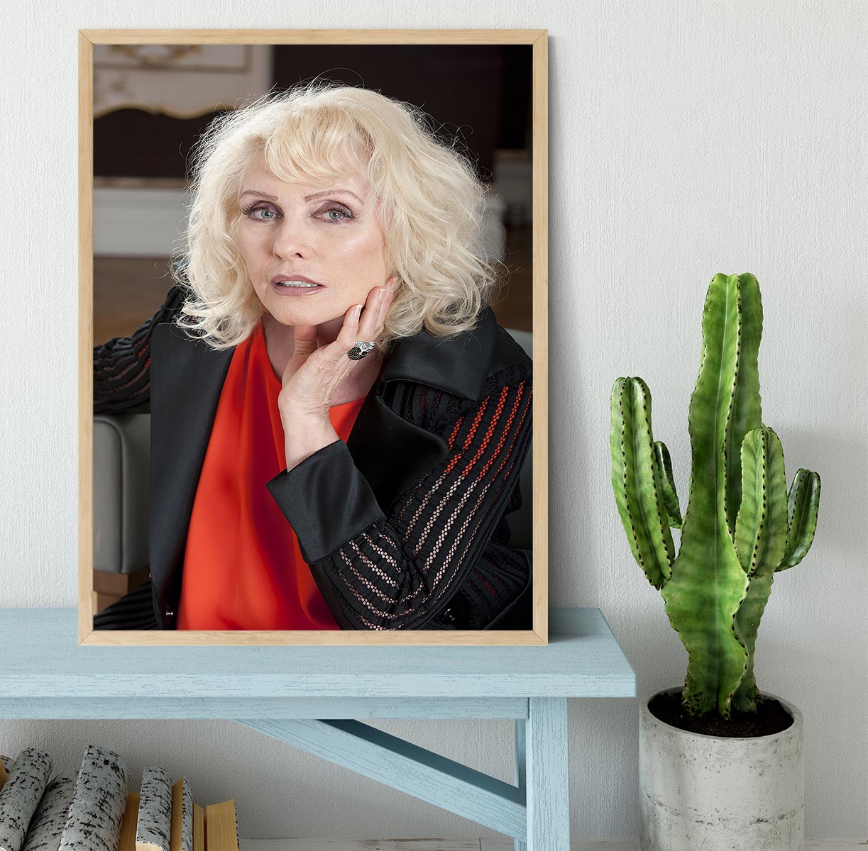 Debbie Harry in 2014 Framed Print - Canvas Art Rocks - 4