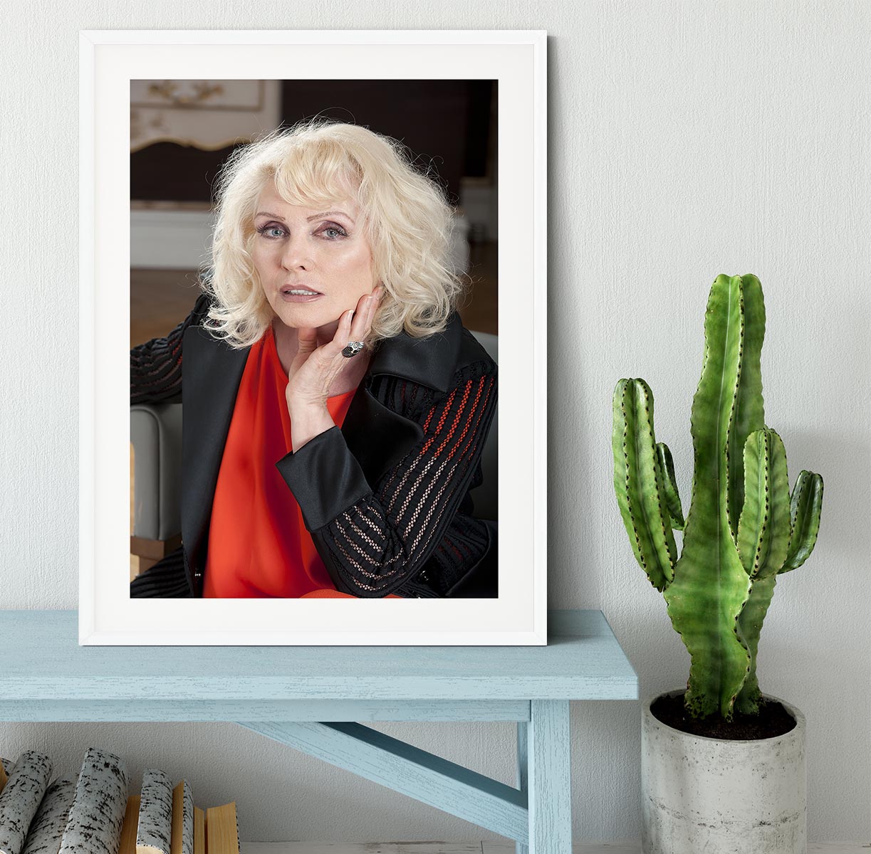 Debbie Harry in 2014 Framed Print - Canvas Art Rocks - 5