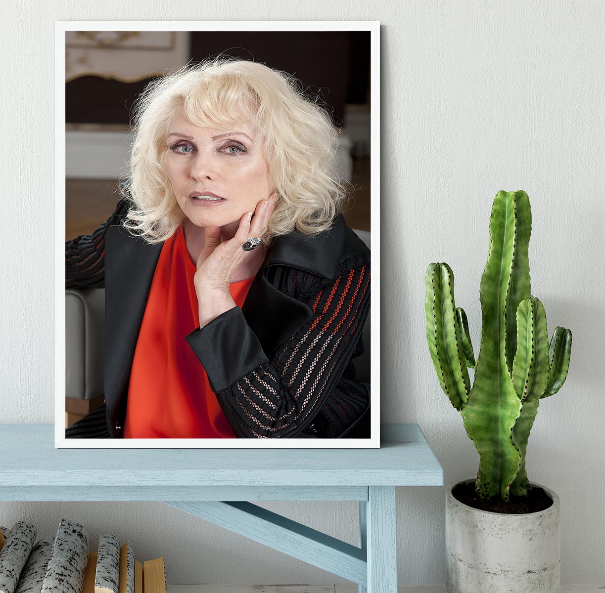 Debbie Harry in 2014 Framed Print - Canvas Art Rocks -6