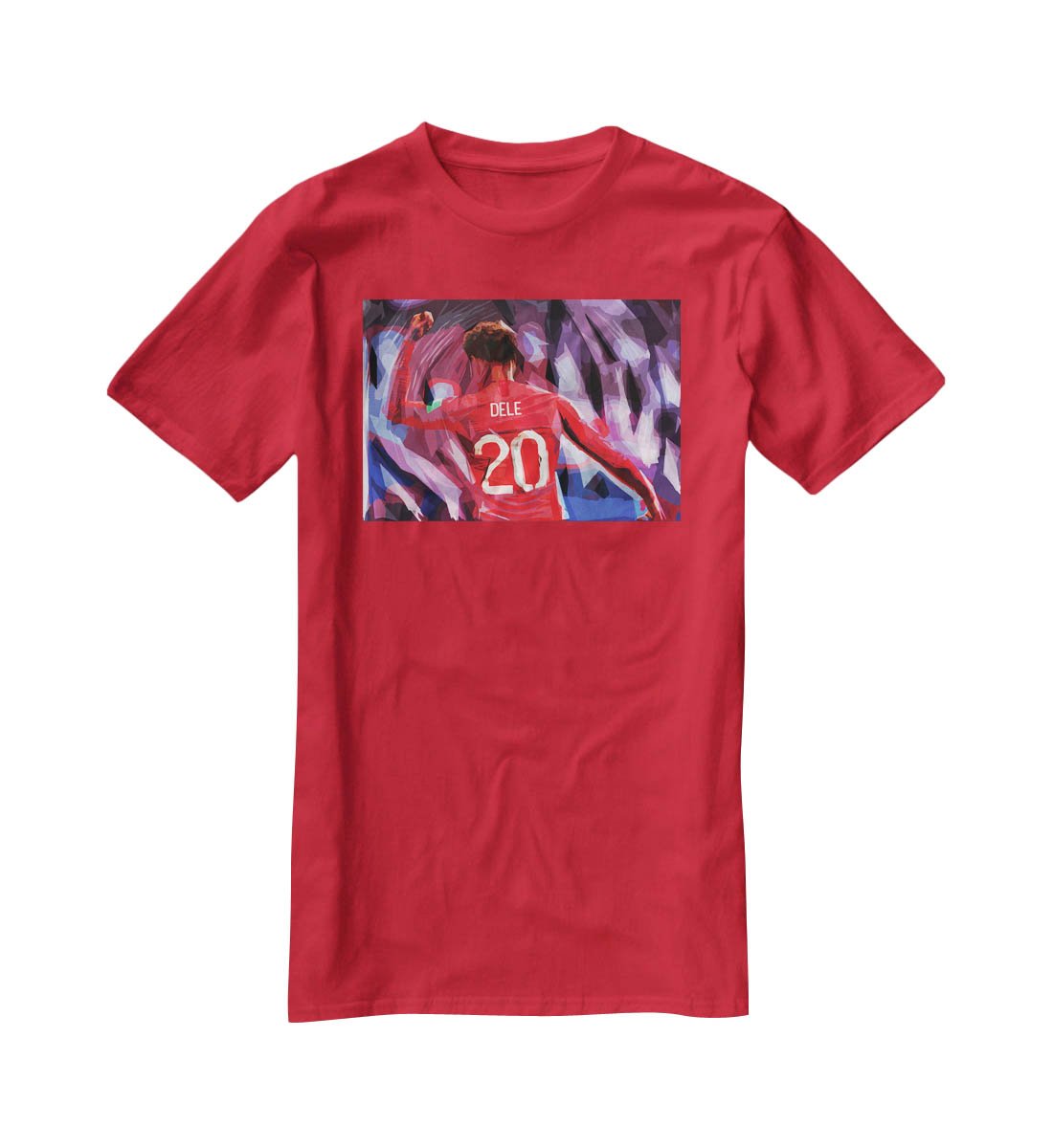 Dele Alli England Celebration T-Shirt - Canvas Art Rocks - 4