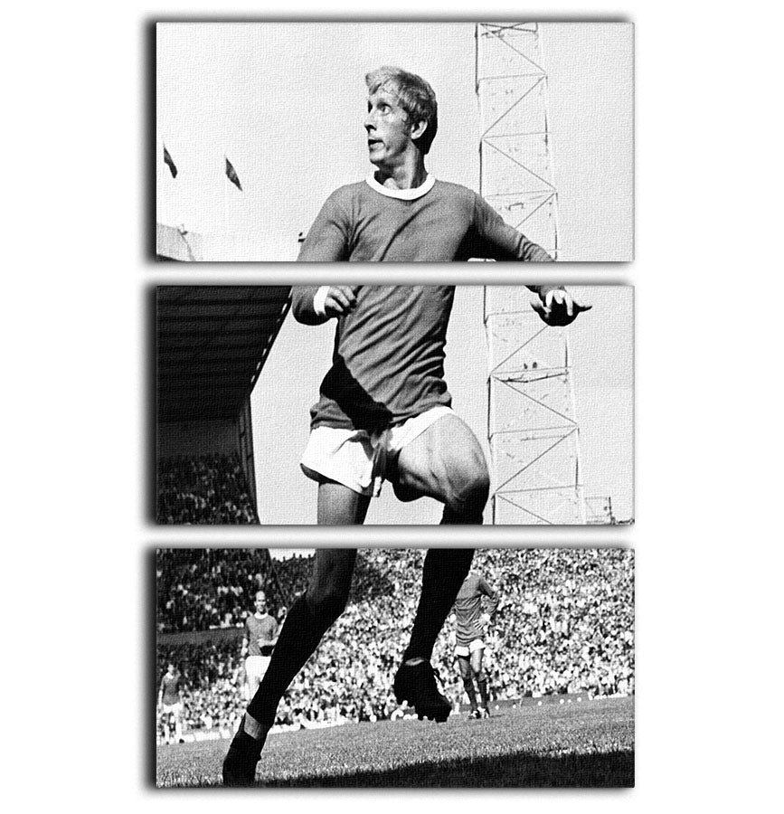 Denis Law 1969 3 Split Panel Canvas Print - Canvas Art Rocks - 1