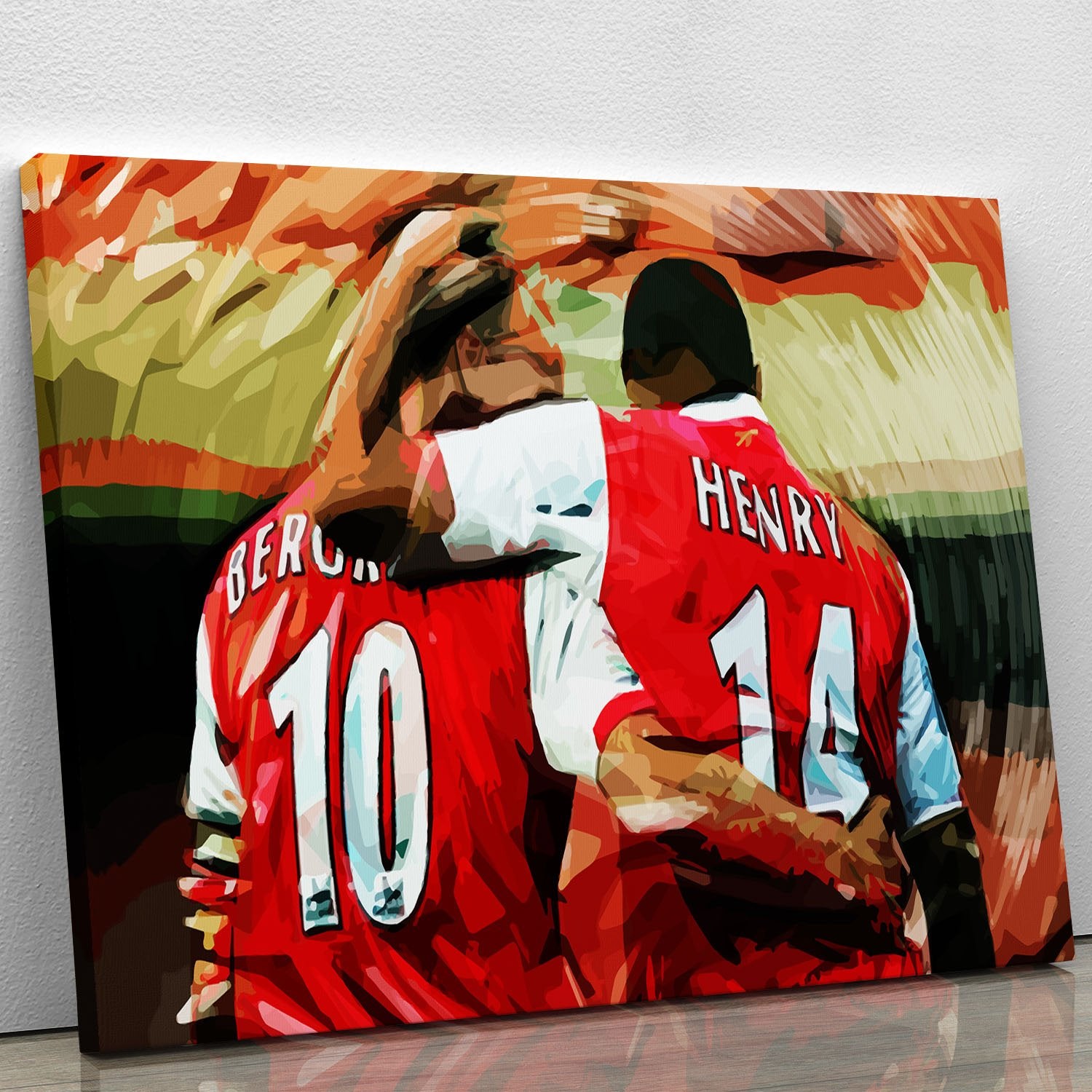 Dennis Bergkamp and Thierry Henry Canvas Print or Poster
