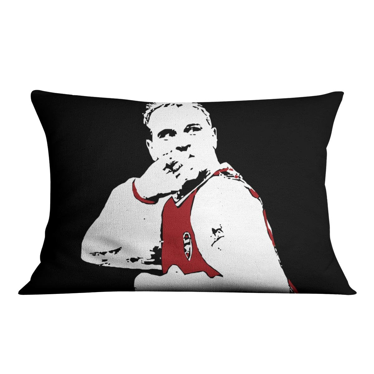 Dennis Bergkamp Close Up Cushion