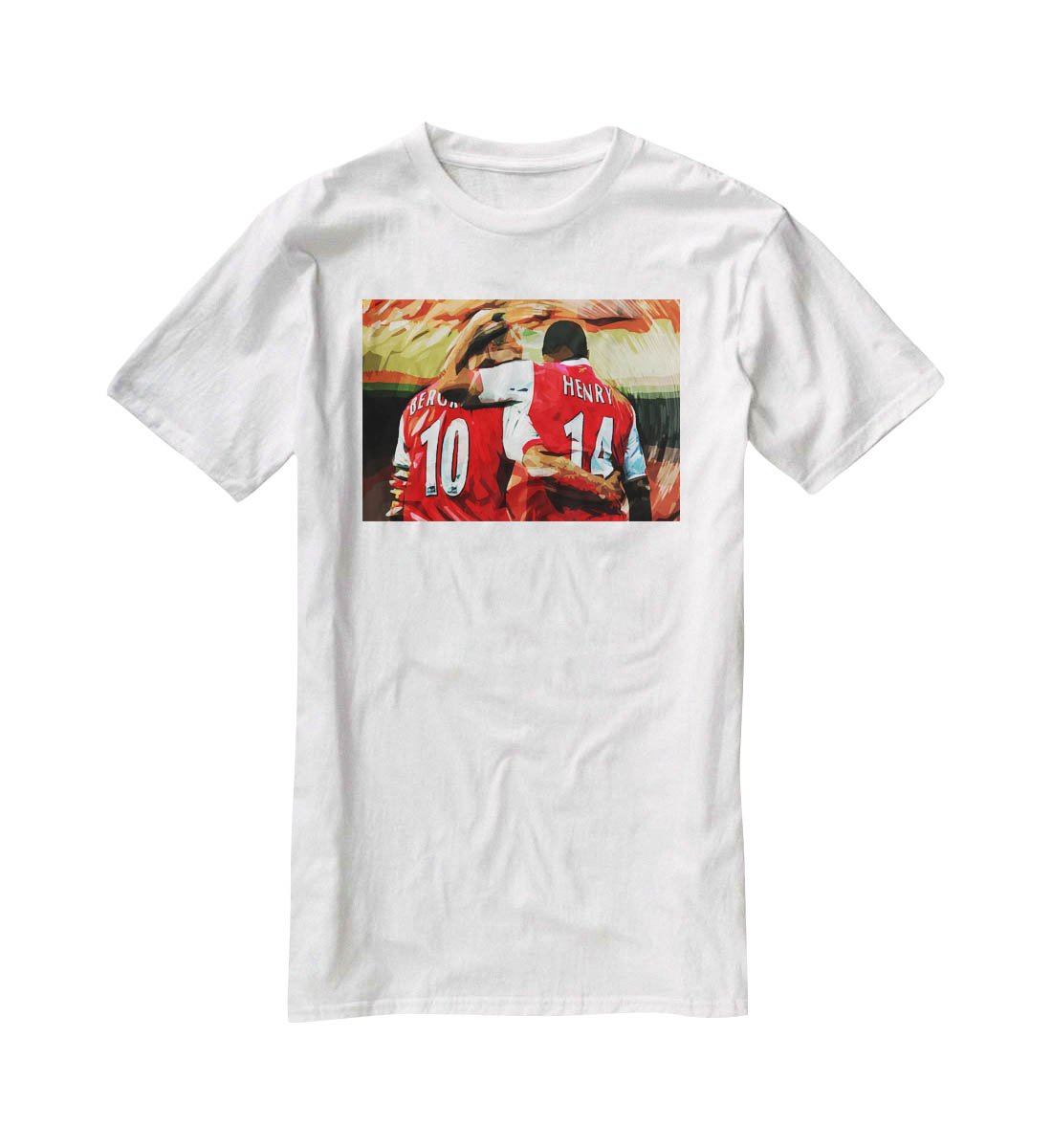 Dennis Bergkamp and Thierry Henry T-Shirt - Canvas Art Rocks - 5
