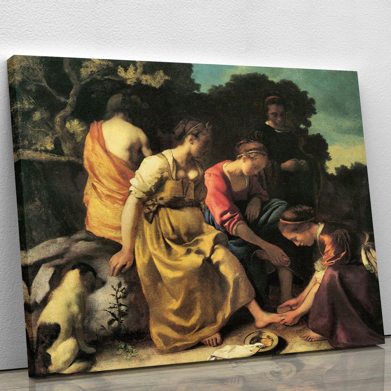 Diana and her nymphs by Vermeer Canvas Print or Poster