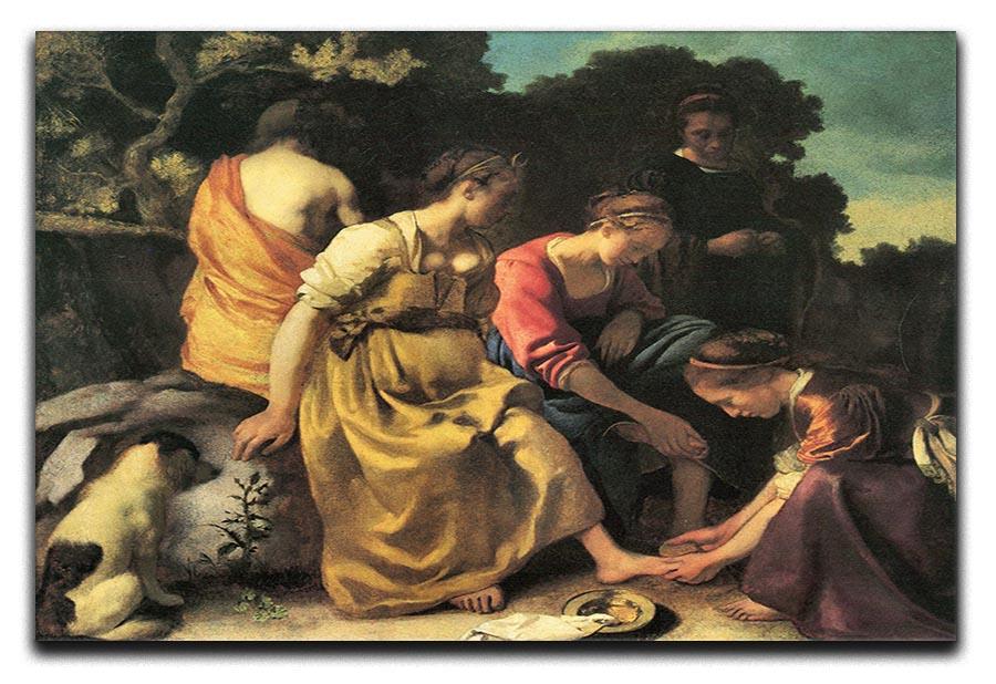 Diana and her nymphs by Vermeer Canvas Print or Poster - Canvas Art Rocks - 1
