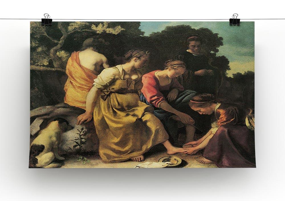 Diana and her nymphs by Vermeer Canvas Print or Poster - Canvas Art Rocks - 2