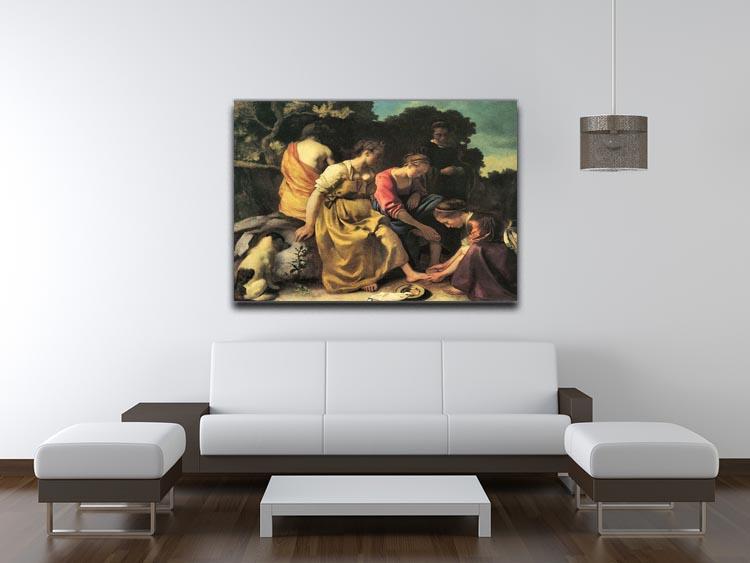 Diana and her nymphs by Vermeer Canvas Print or Poster - Canvas Art Rocks - 4