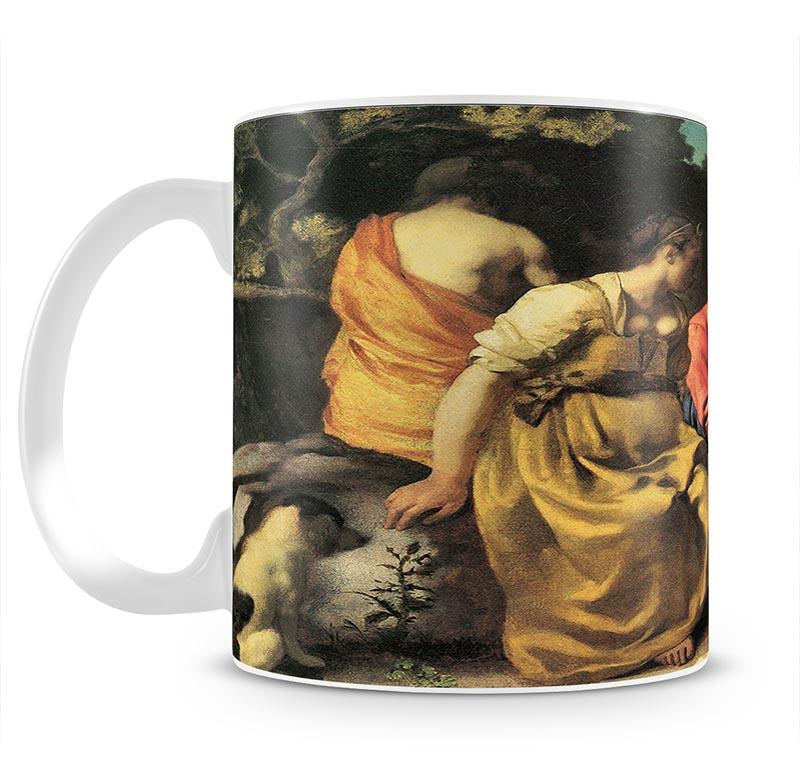 Diana and her nymphs by Vermeer Mug - Canvas Art Rocks - 1