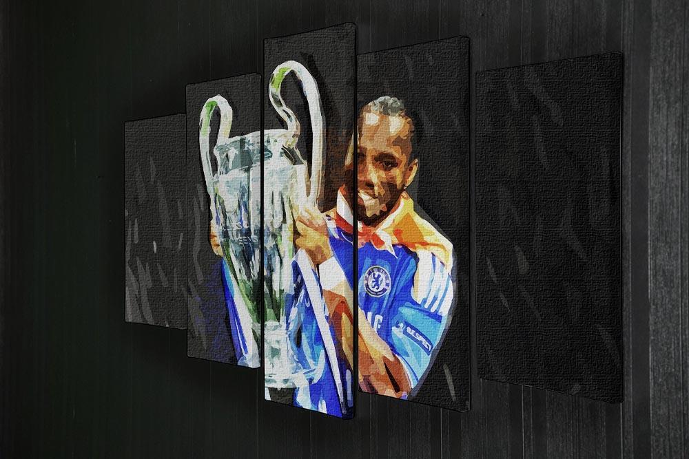 Didier Drogba Champions League 5 Split Panel Canvas - Canvas Art Rocks - 2
