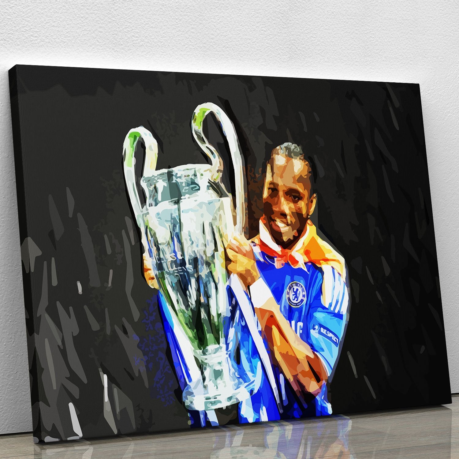 Didier Drogba Champions League Canvas Print or Poster