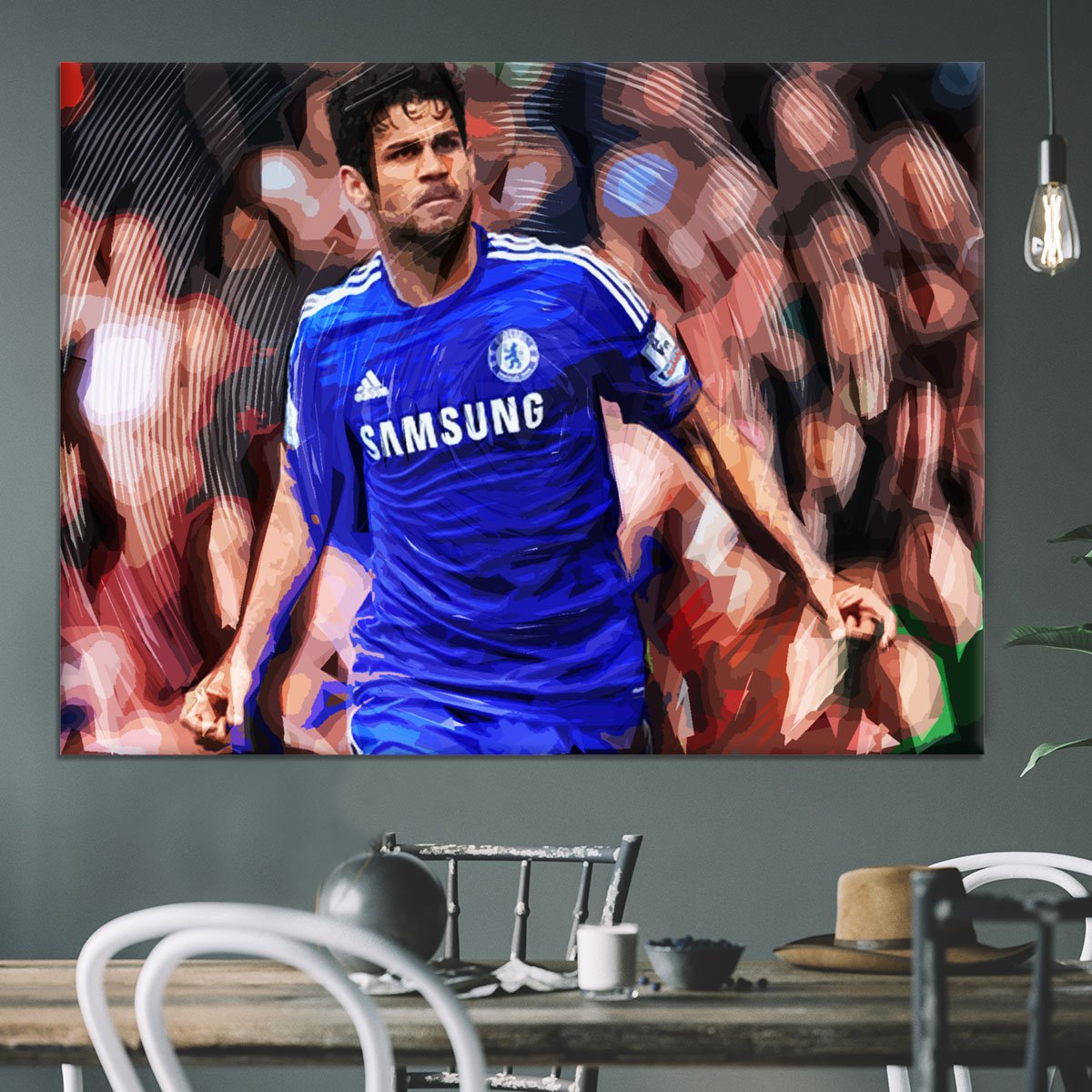 Diego Costa Chelsea Canvas Print or Poster