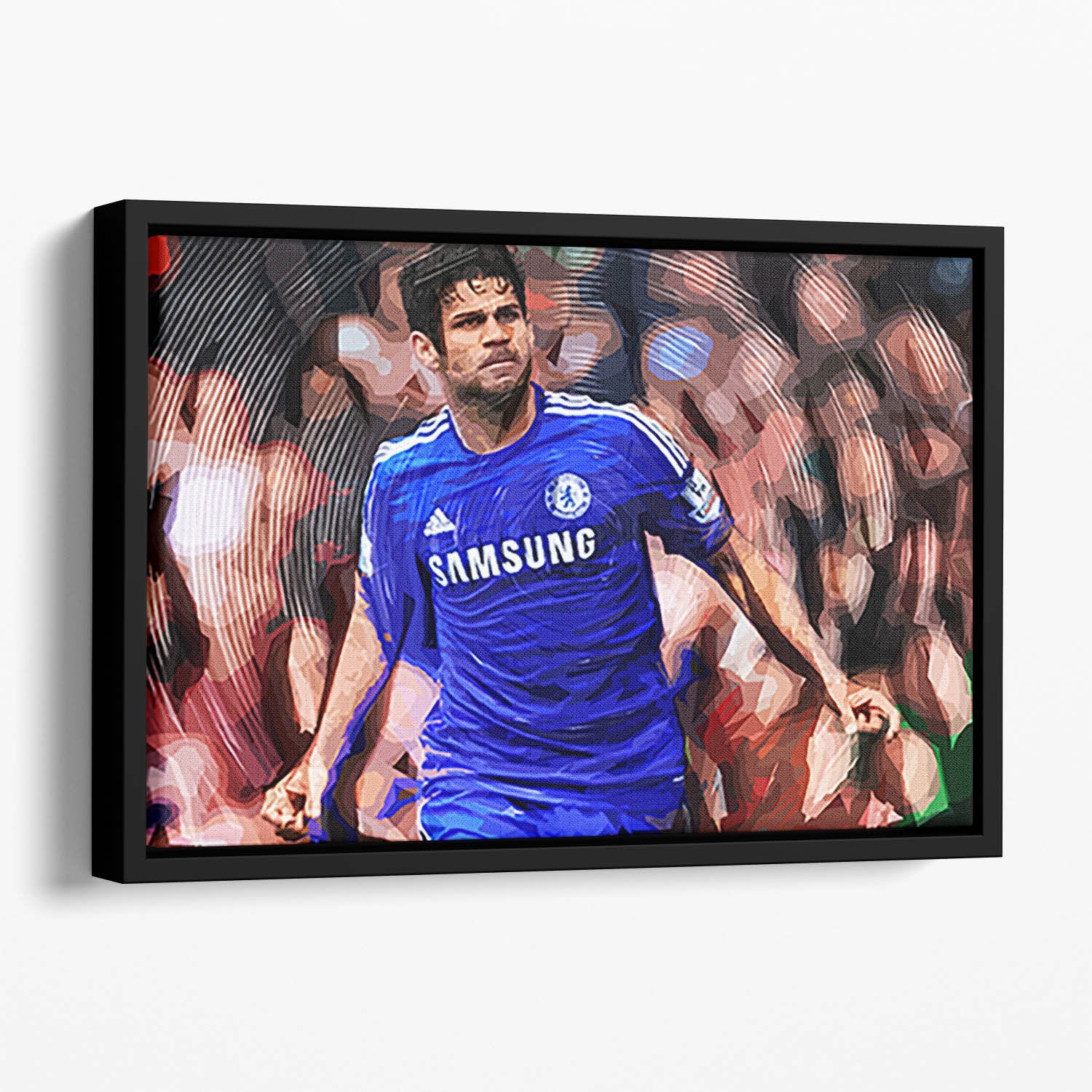 Diego Costa Chelsea Floating Framed Canvas