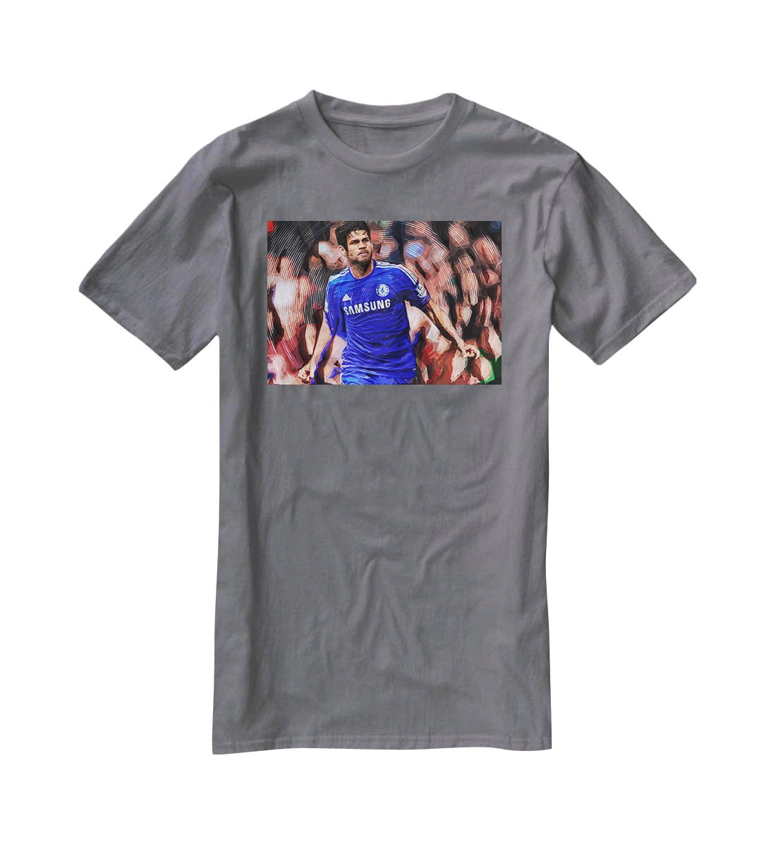 Diego Costa Chelsea T-Shirt - Canvas Art Rocks - 3