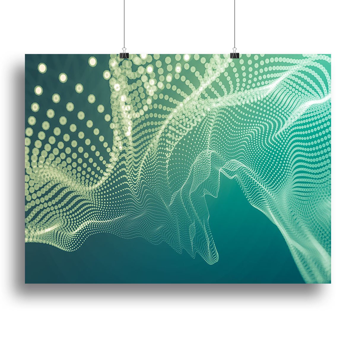 Dimensional Dots Canvas Print or Poster