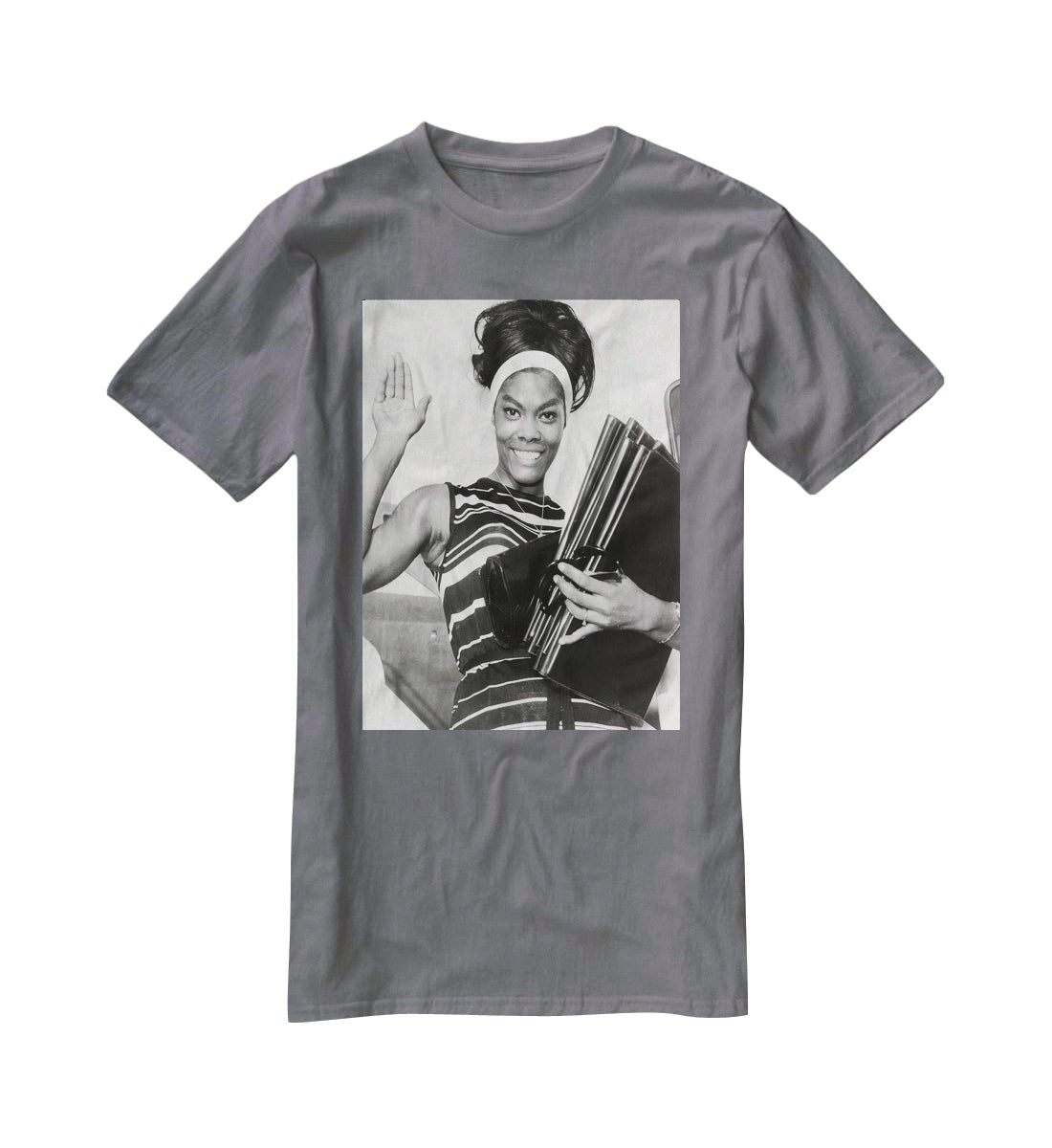 Dionne Warwick waves T-Shirt - Canvas Art Rocks - 3