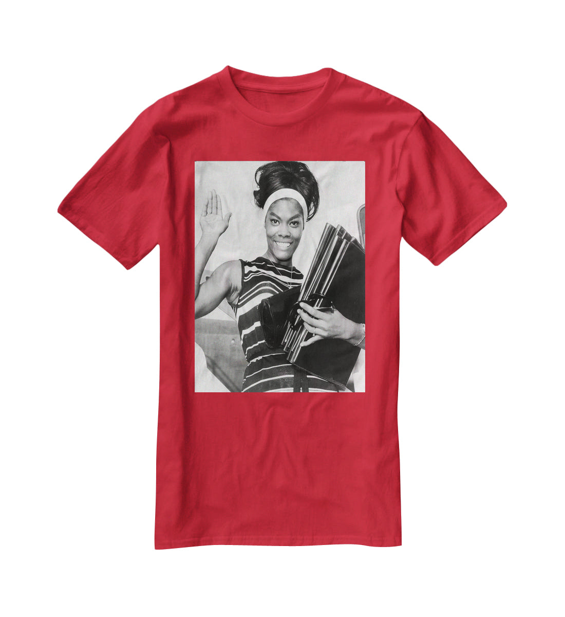 Dionne Warwick waves T-Shirt - Canvas Art Rocks - 4