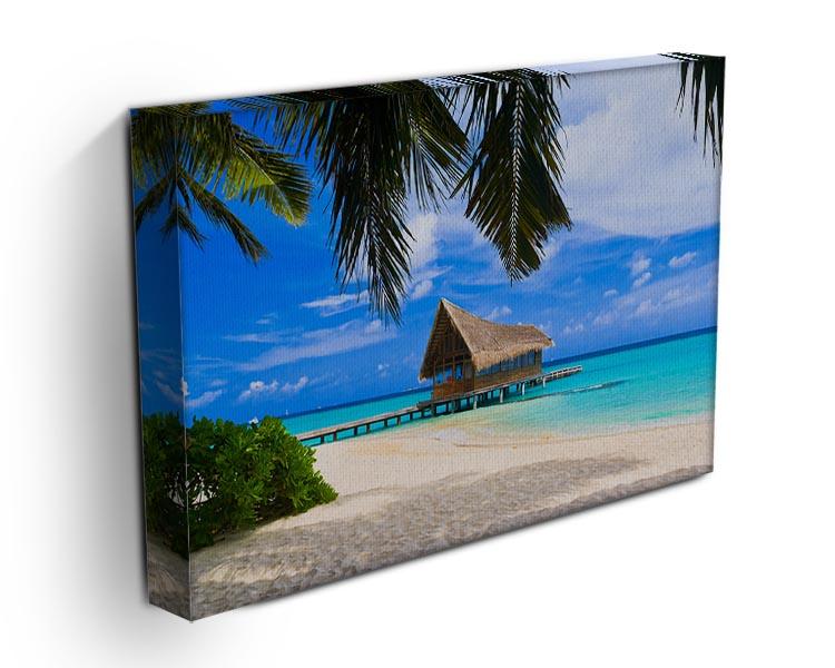 Diving club on a tropical island Canvas Print or Poster - Canvas Art Rocks - 3